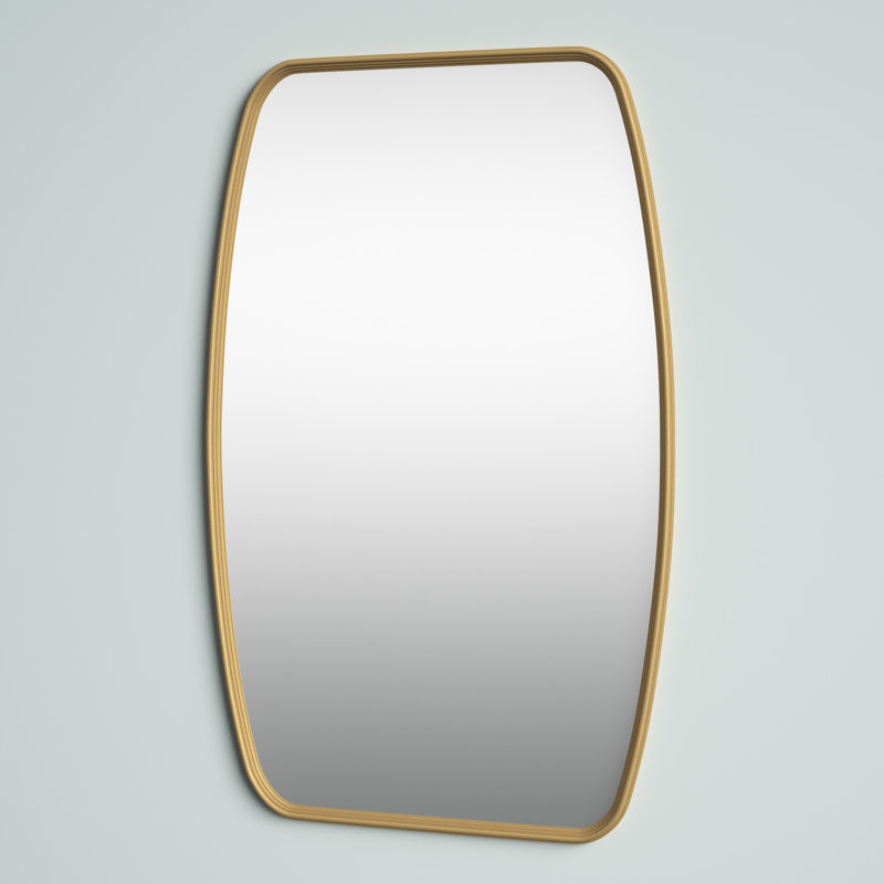 Miroir décoratif Creason, 20 po x 32 po, Doré