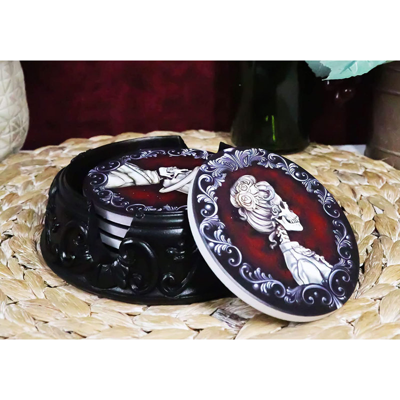Jour de la mort, ensemble de sous-verres Calavera