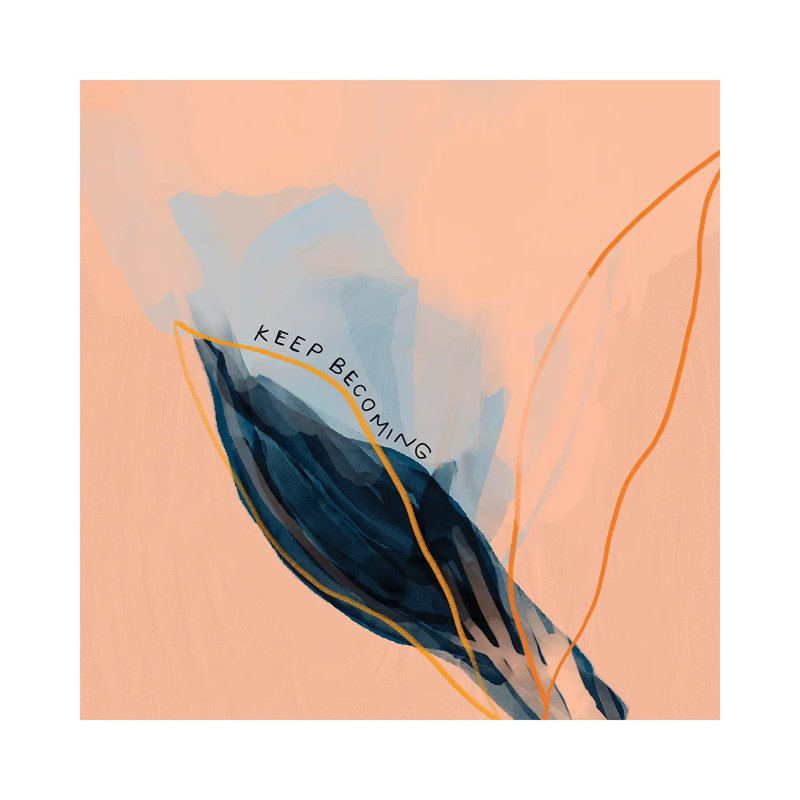 Keep Becoming by Morgan Harper Nichols - Wrapped Canvas Painting, 30.48 cm H x 30.48 cm W