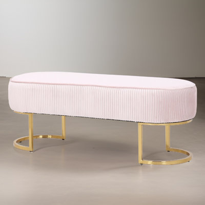 Duppstadt Velvet Upholstered Bench