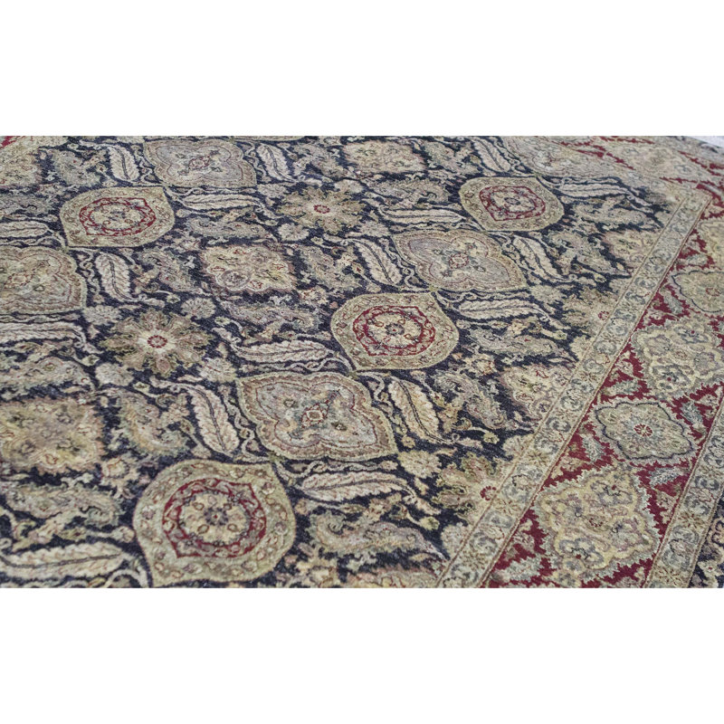 Wool Oriental Area Rug, Rectangle 8'9" x 11'11"