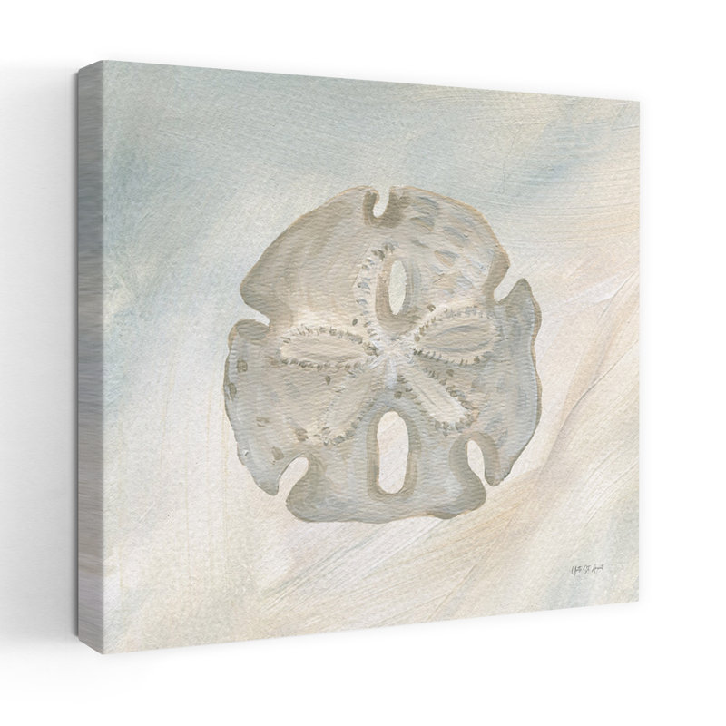 Sandollar II Abstract Coastal Art, 18" H x 18" W