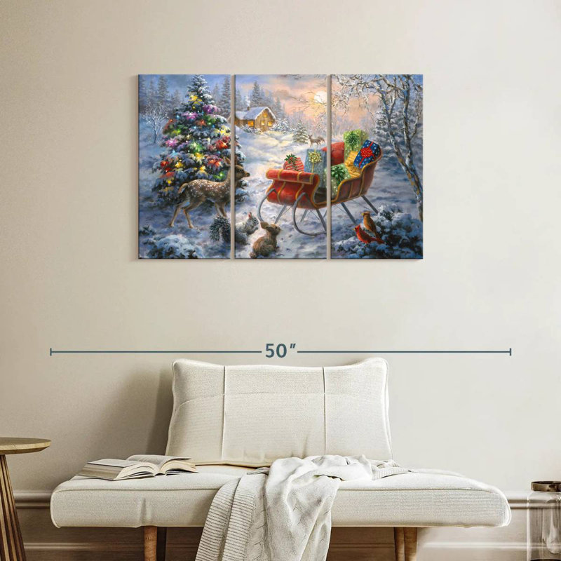 Lelend Tis The Night Before Xmas, H 24 po x l 38 po