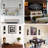 Set of 2 Wooden Wall Candle Sconces Rustic Wall Mount