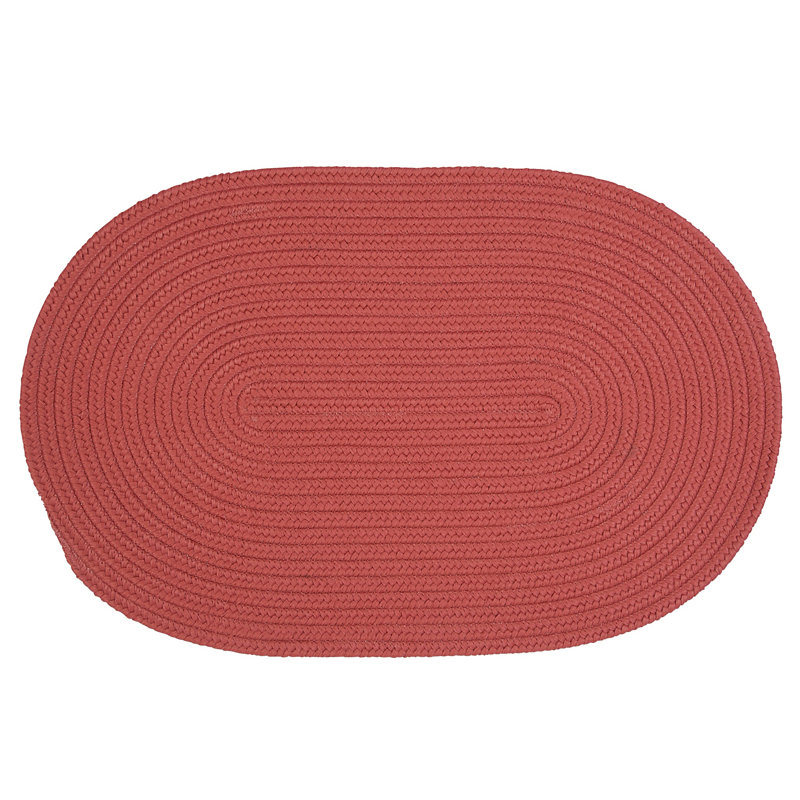 Tapis de porte intérieur / extérieur Trautman, Terre cuite, L 40 po x L 60 po