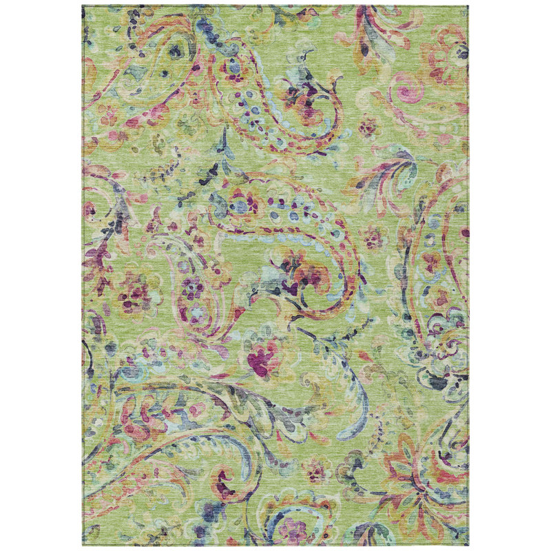 Tapis tissé à la machine HomeRoots
