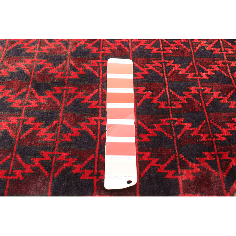 Tapis rouge Teimani 3 pi 0 po x 4 pi 8 po
