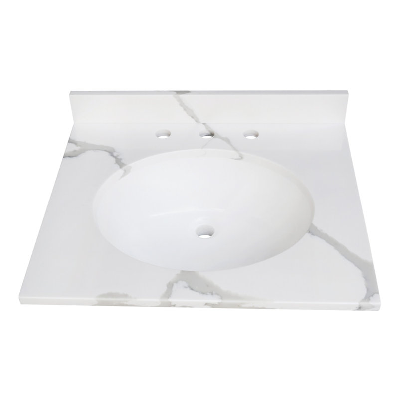 Kingston Brass Norbiton 25-Inch Solid Surface Vanity Top