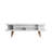 Utopia 70" Contemporary Modern 5-Shelf TV Stand for TVs up to 65" in White-553773792