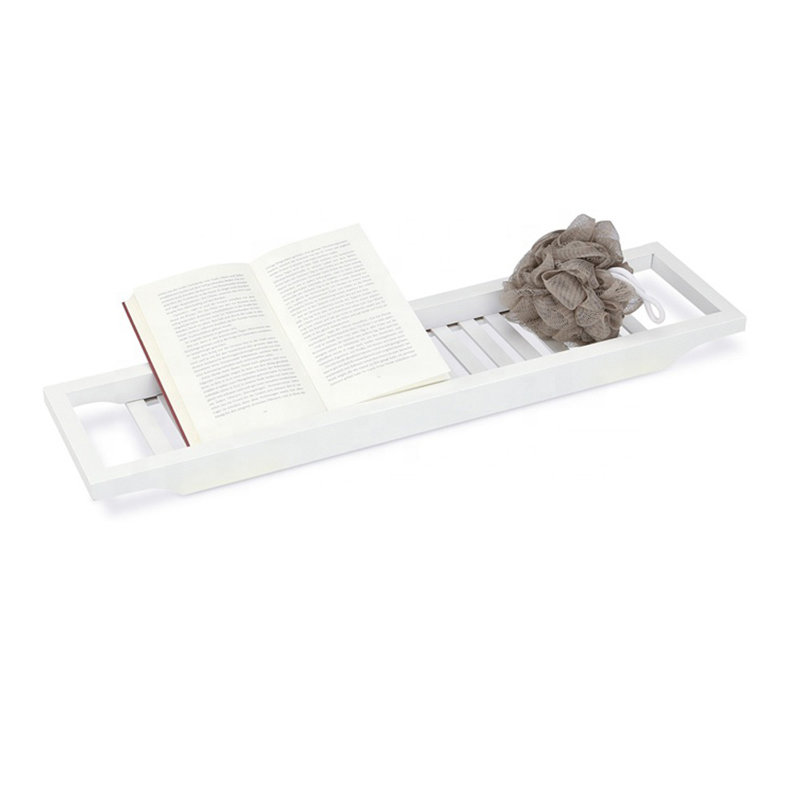 Rambler Freestanding Bath Caddy, White