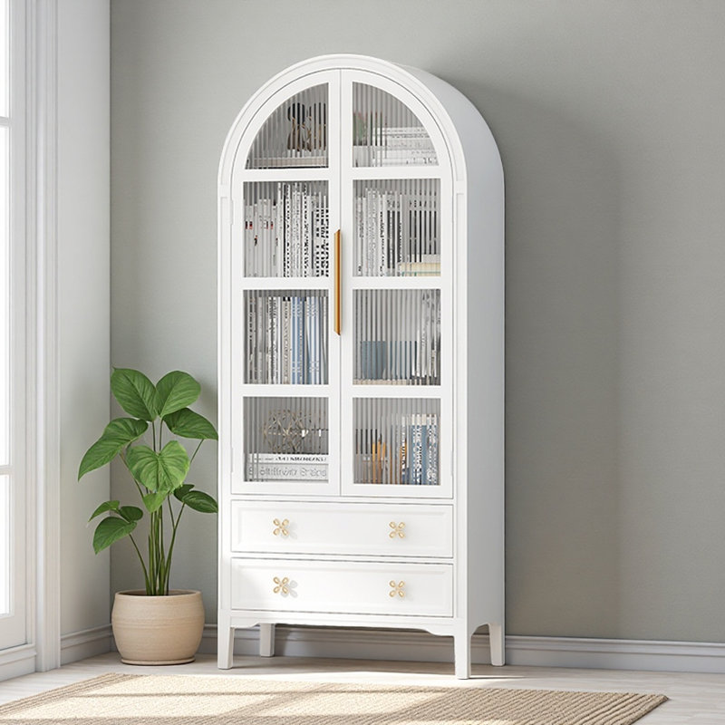 Vitrine de style minimaliste français, Blanc