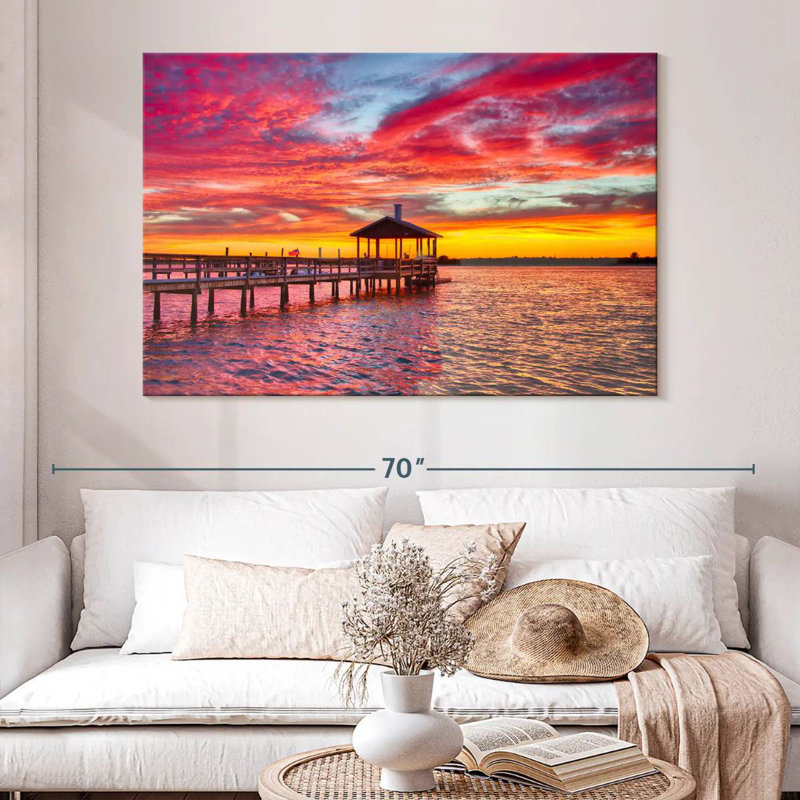 Alvord Wrightsville Beach Sunrise, H 34 po x l 51 po