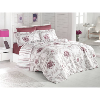 Cotton Floral Duvet Cover