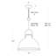Luminaire suspendu en céramique Eloise-49680857