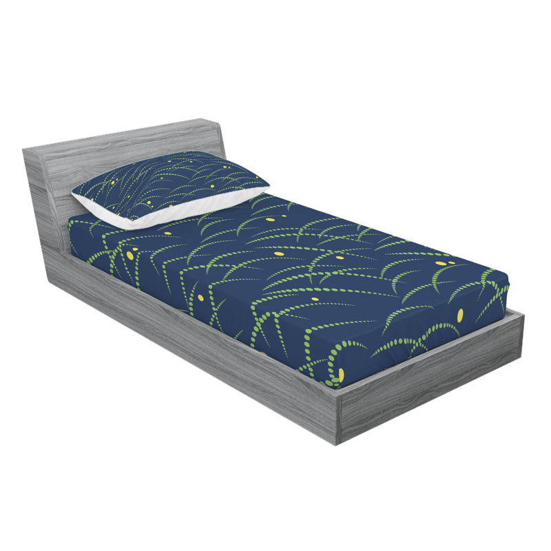 Microfiber Sheet Set, Twin Sheet Set with Fitted Sheet
