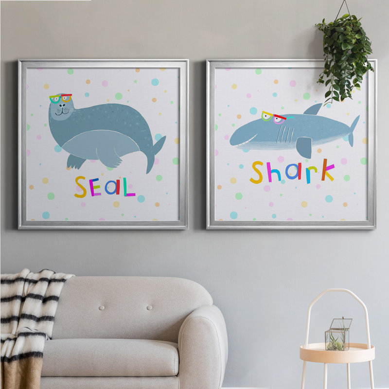 Animal Spots I Animal Spots I - Ensemble de 2 cadres photo sur toile, H 26,5 po x l 53 po x P 1,5 po