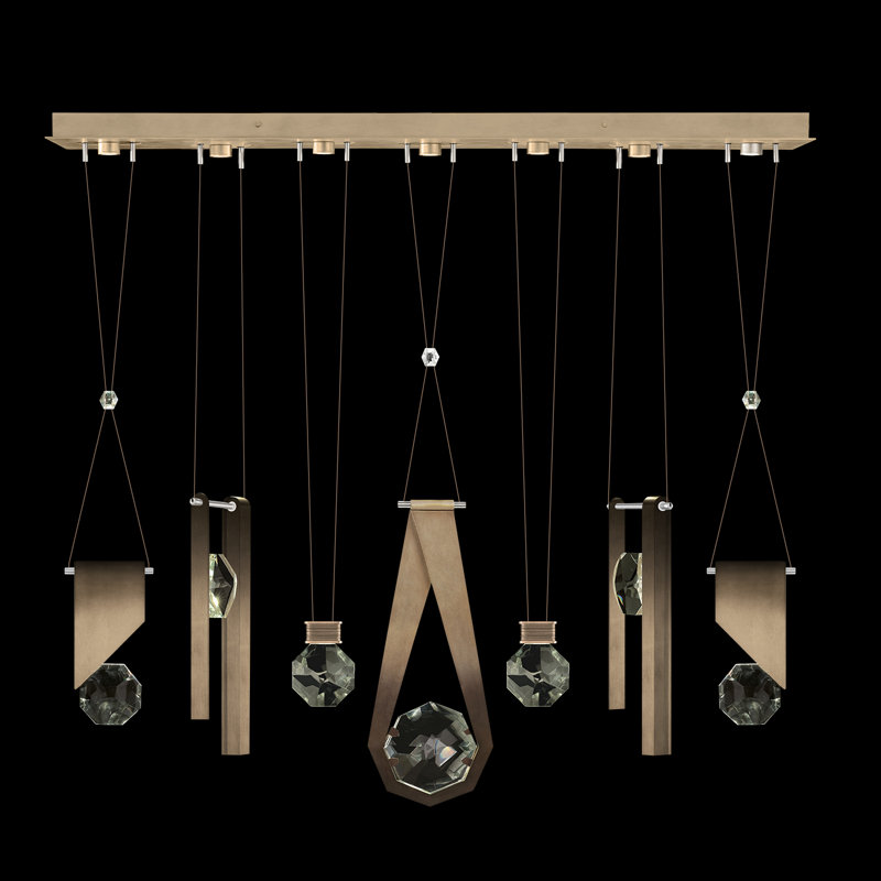 Aria 7 - Light LED Pendant, Soft Ombre Bronze