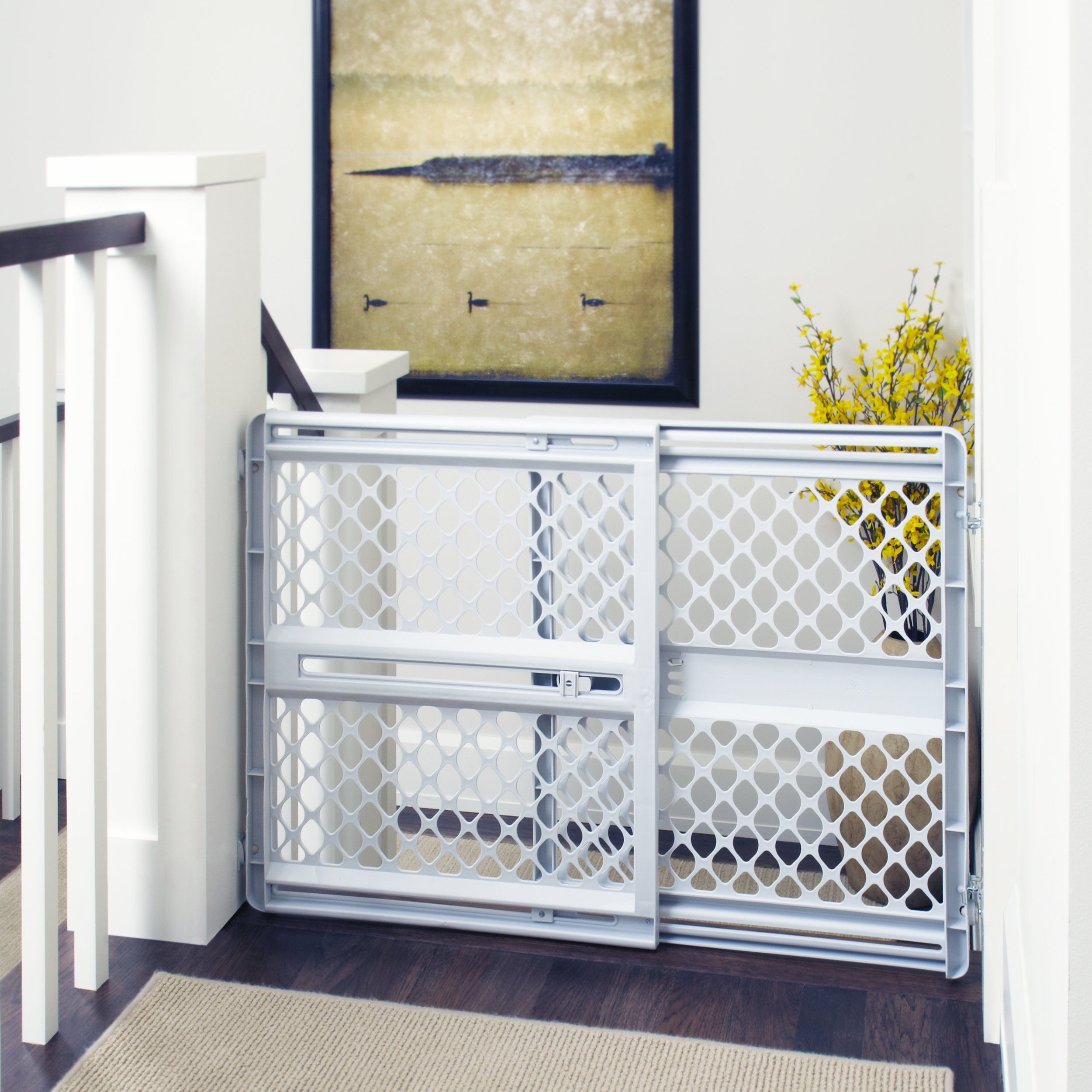 Toddleroo by North States Supergate Classic Gray Baby Safety Gate