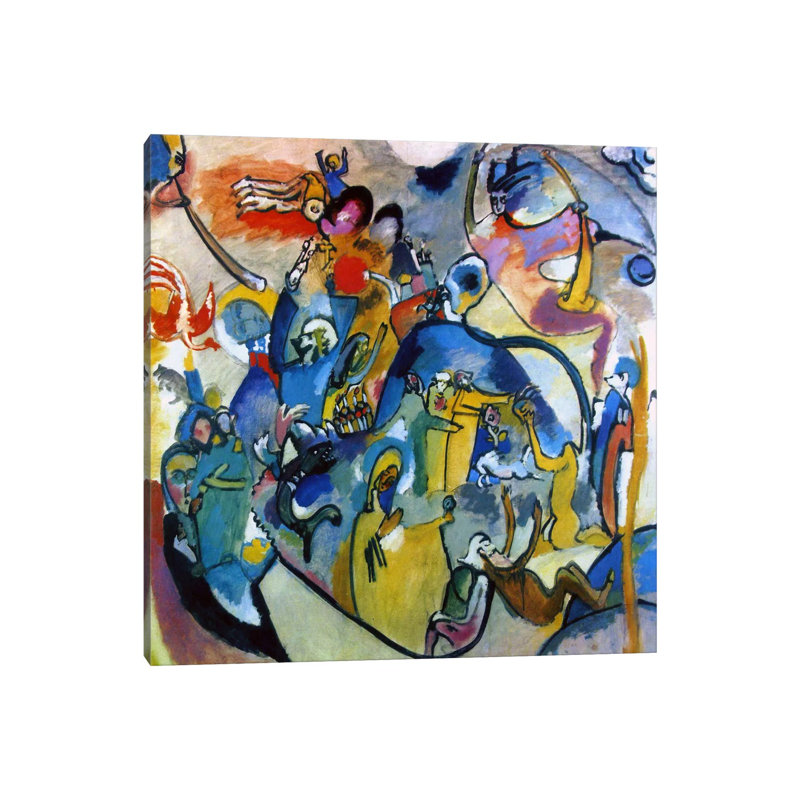 All Saints Day II by Wassily Kandinsky - Wrapped Canvas Painting, 45.72 cm H x 45.72 cm W x 3.175 cm D