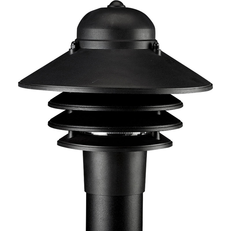 Tête de lanterne à 1 lumière H 10 po Mattei, Noir
