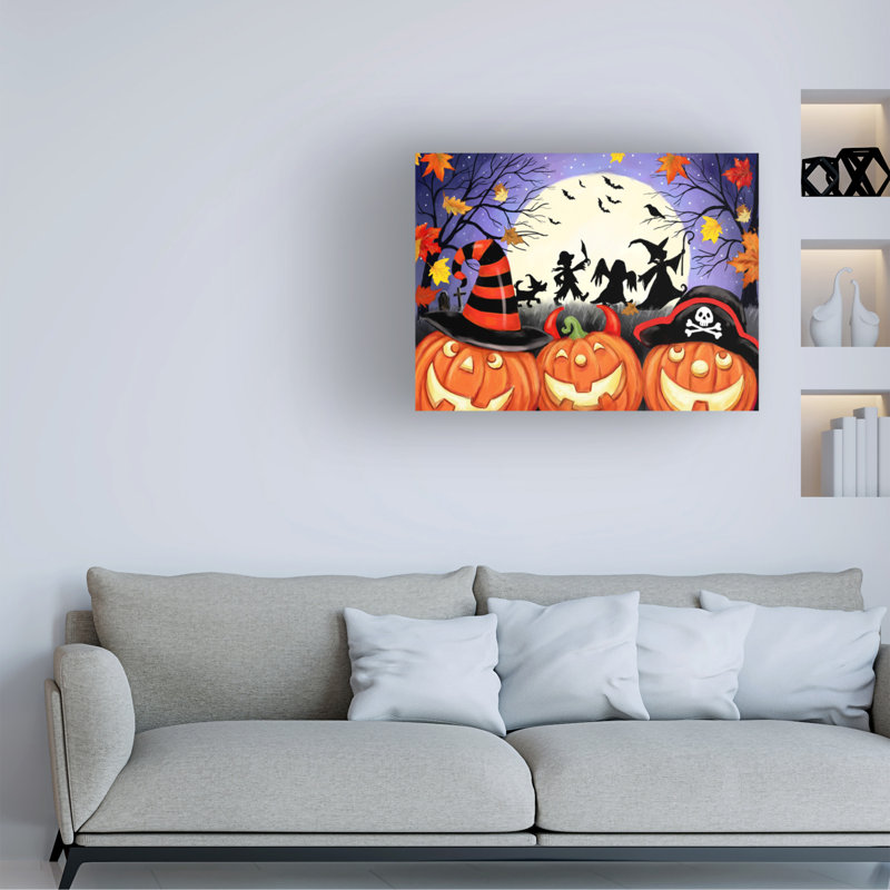 Art sur toile «Bachelor Makiko», fête de l'Halloween, H 18 po x l 24 po