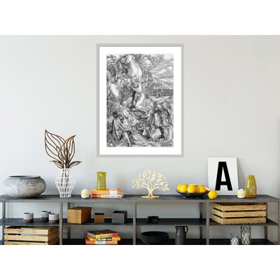 «Agony in the Garden» de la série «Great Passion» par Albrecht Dürer, impression giclée encadrée