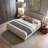 Jolande Contemporary Upholstered Bed with Curved Headboard-899166163-927115463