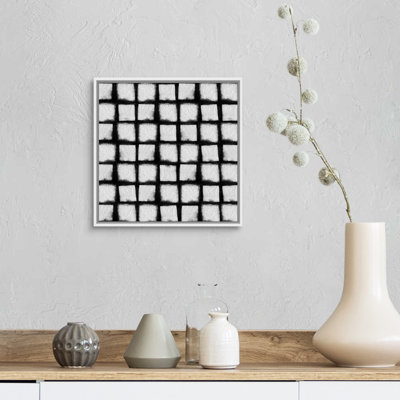 Reproduction d’art sur toile, "shibori Black I" par Nancy Green