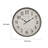 Ryx 30 Inch Oversized Round Wall Clock, Vintage Toned Classic Brown