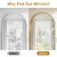 Aluminium Arch Freestanding Full Length Mirror-135722282