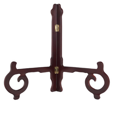 Oriental Matte Black Plate Stand