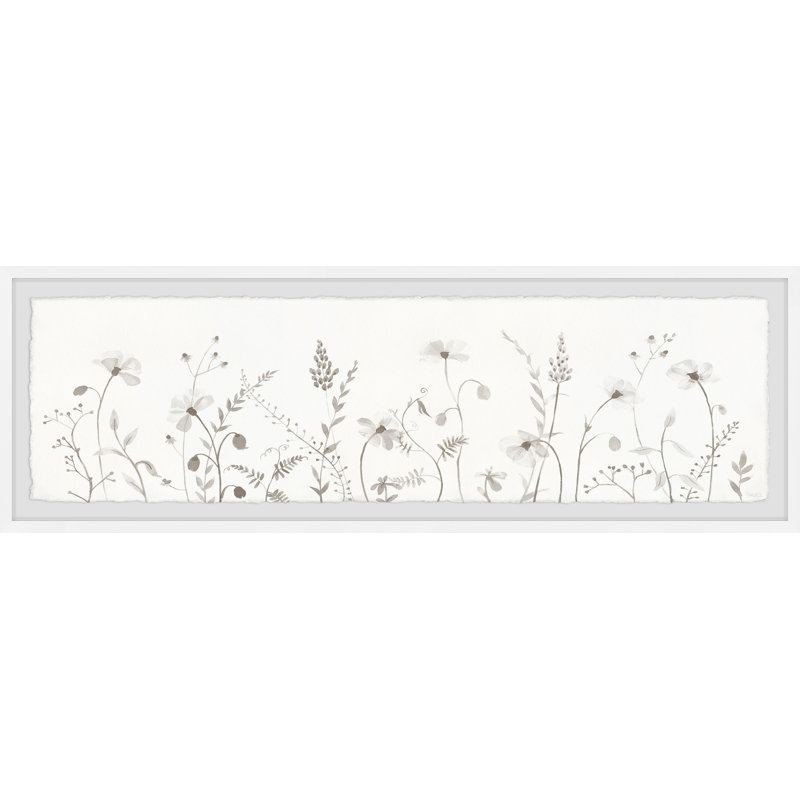 Mixed Flowers by Parvez Taj - Single Picture Frame Painting, 25cm H x 76cm W