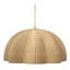 Rosemary 1-Light Natural Palm Leaf Pendant, Large-1324372844