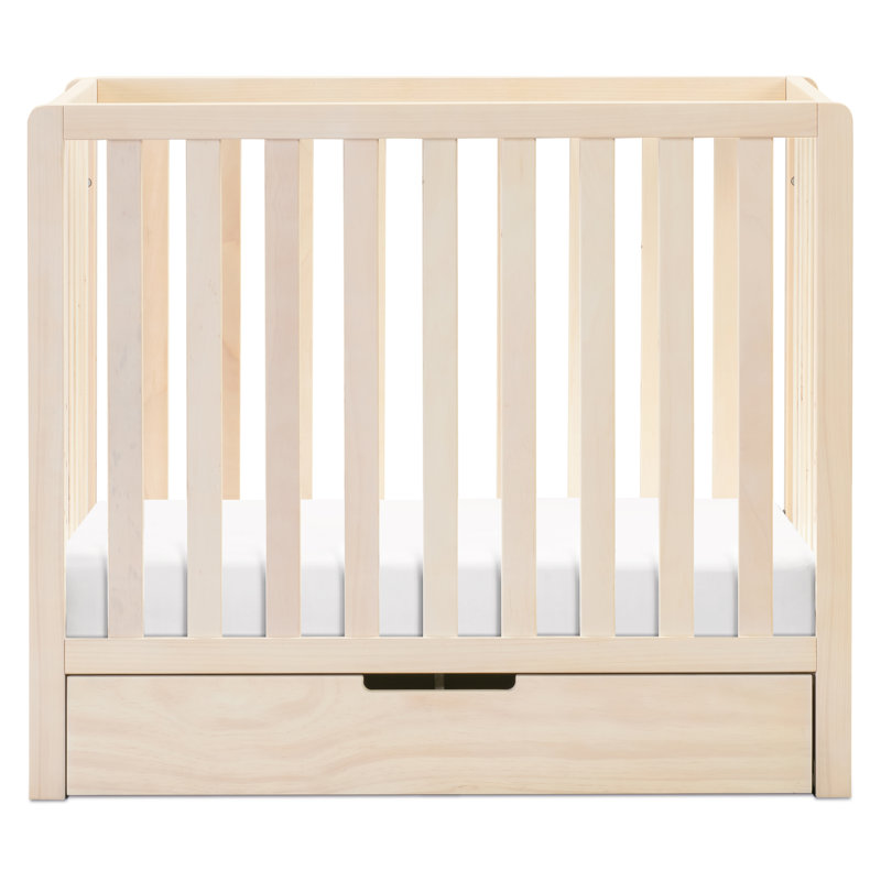 Lit de bébé convertible 4-en-1 Colby avec rangement, Naturel délavé