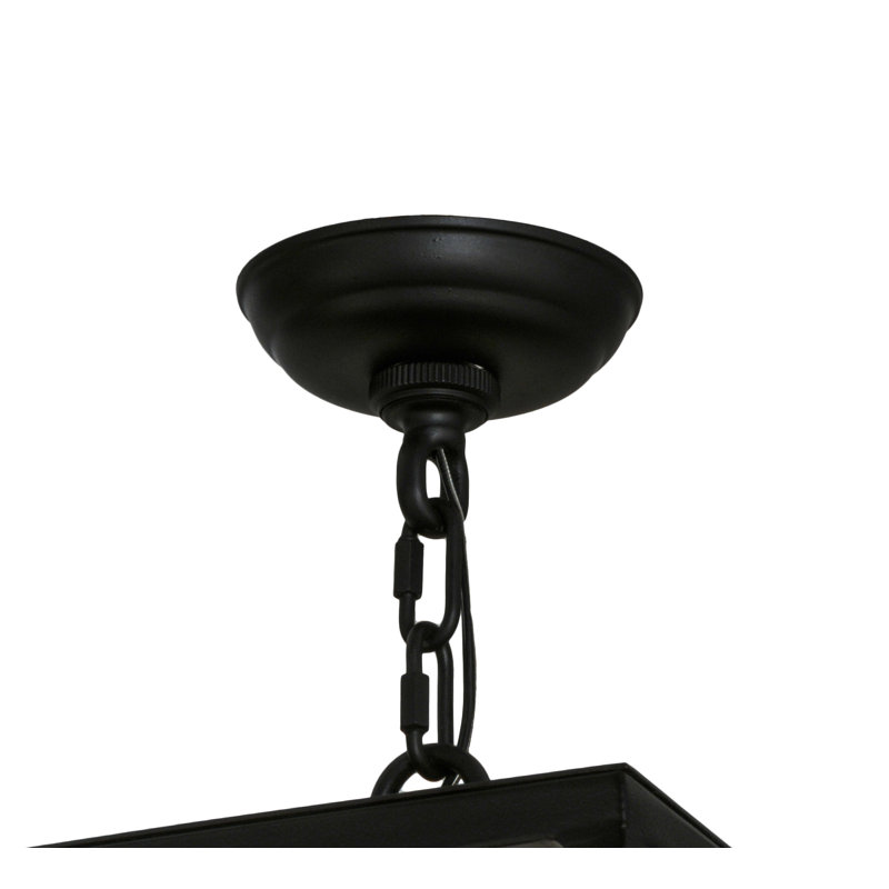 1 - Light Pendant, 35" - 64" H x 15" W x 15" D