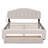Teddy Fleece Queen Size Upholstered Platform Bed With Drawer-1338280850