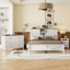 Ensemble de chambre à coucher 3 pièces (lit + 1 table de chevet + commode) avec station de charge-98840032-98840031