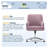 Serta Leighton Mid-Back Office Chair with Chrome Nailheads, Memory Foam Cushion, Padded Armrests-1210331824