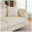 Canapé en velours capitonné à boutons Chesterfield l 61,25 po x P 32,75 po x H 30,25-129019538