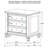 Fraser 3-drawer Nightstand Black-1532561599