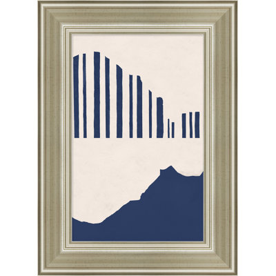 Navy Surge 2 Print by Thom Filicia