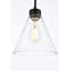 Luminaire suspendu conique à 1 lumière Okelly-1350956799