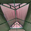 Toit de jardin 13x10 avec toile imperméable - Toit brun, grand support stable et