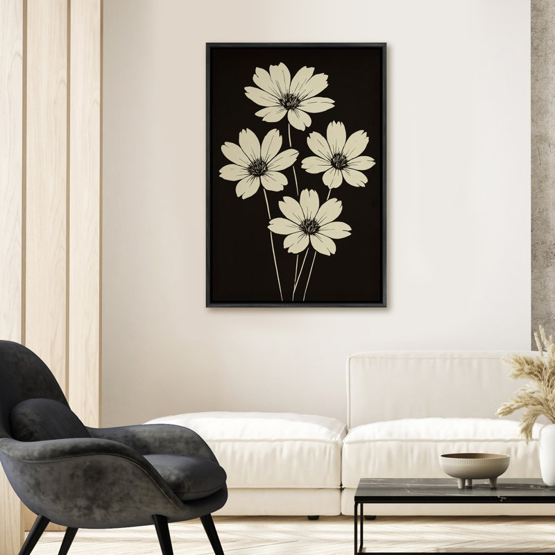 Art mural encadré, rétro, antique, classique pour chambre à coucher , Noir, noir, noir, noir, H 24 po x l 16 po