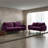 Anacapa 58" Velvet Round Arm Sofa Loveseat-928580833