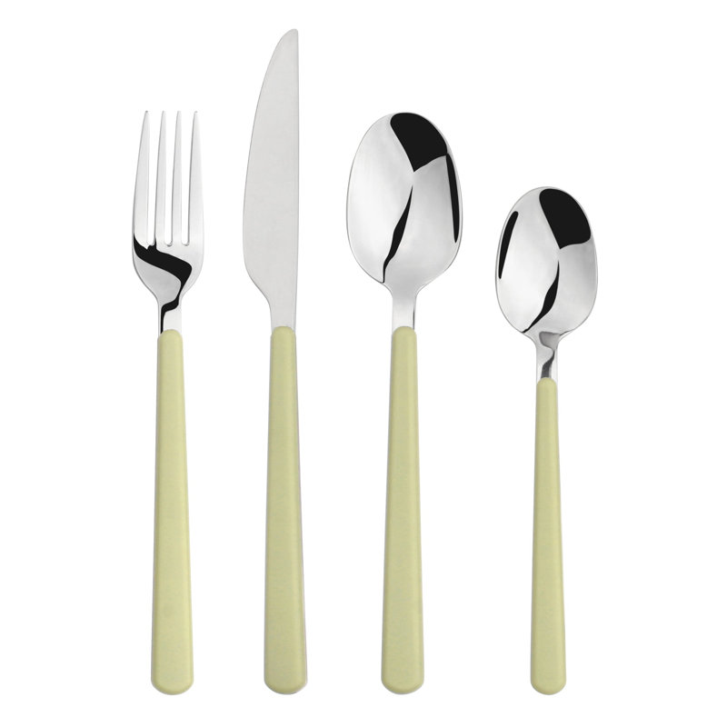 17 Stories Sokat 32 Piece Cutlery Set , Service for 8, Green