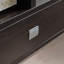 Console de télévision, meuble télé avec pieds courbés et un tiroir