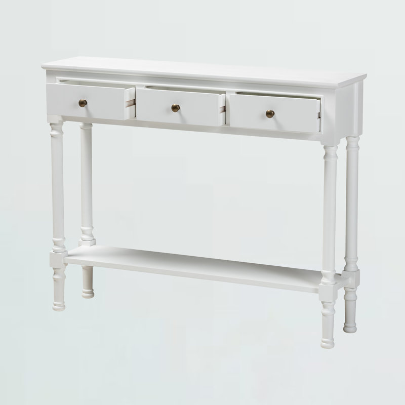 Console 39,4 po Orlowski, Blanc