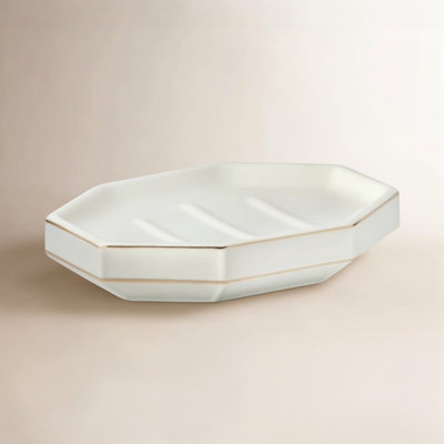 Idra Porcelain China Soap Dish