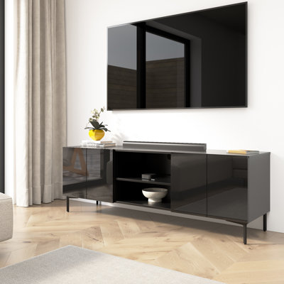 Meuble télé 71W avec portes pour centre de divertissement